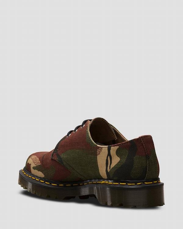 Dr Martens Dámské Polobotky 1461 Camo Lickwax Maskáčové, CZ-381426